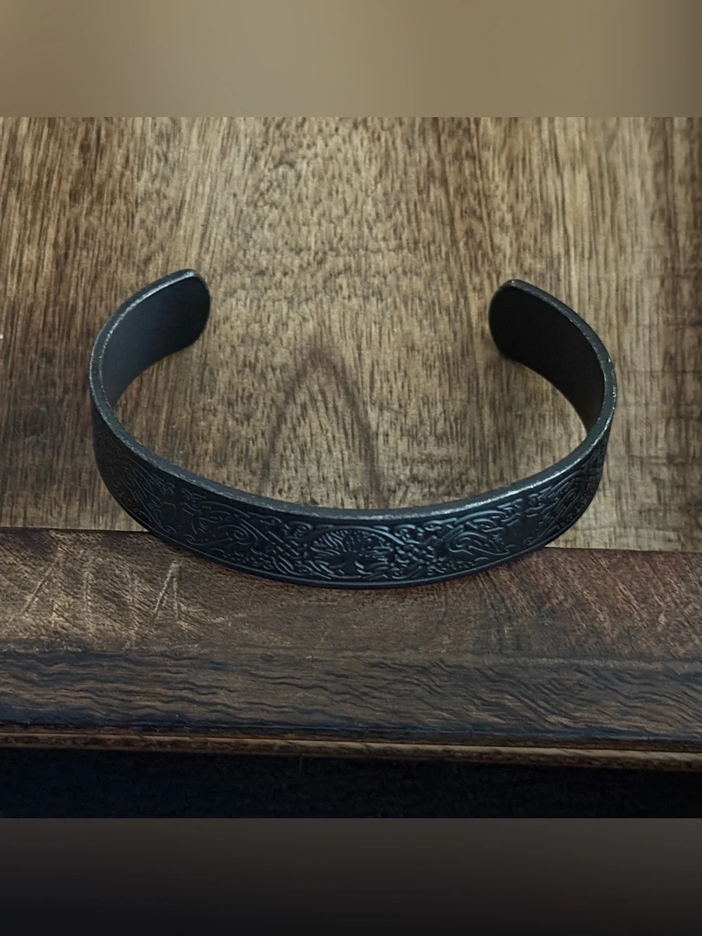Tree of life unisex open bangle